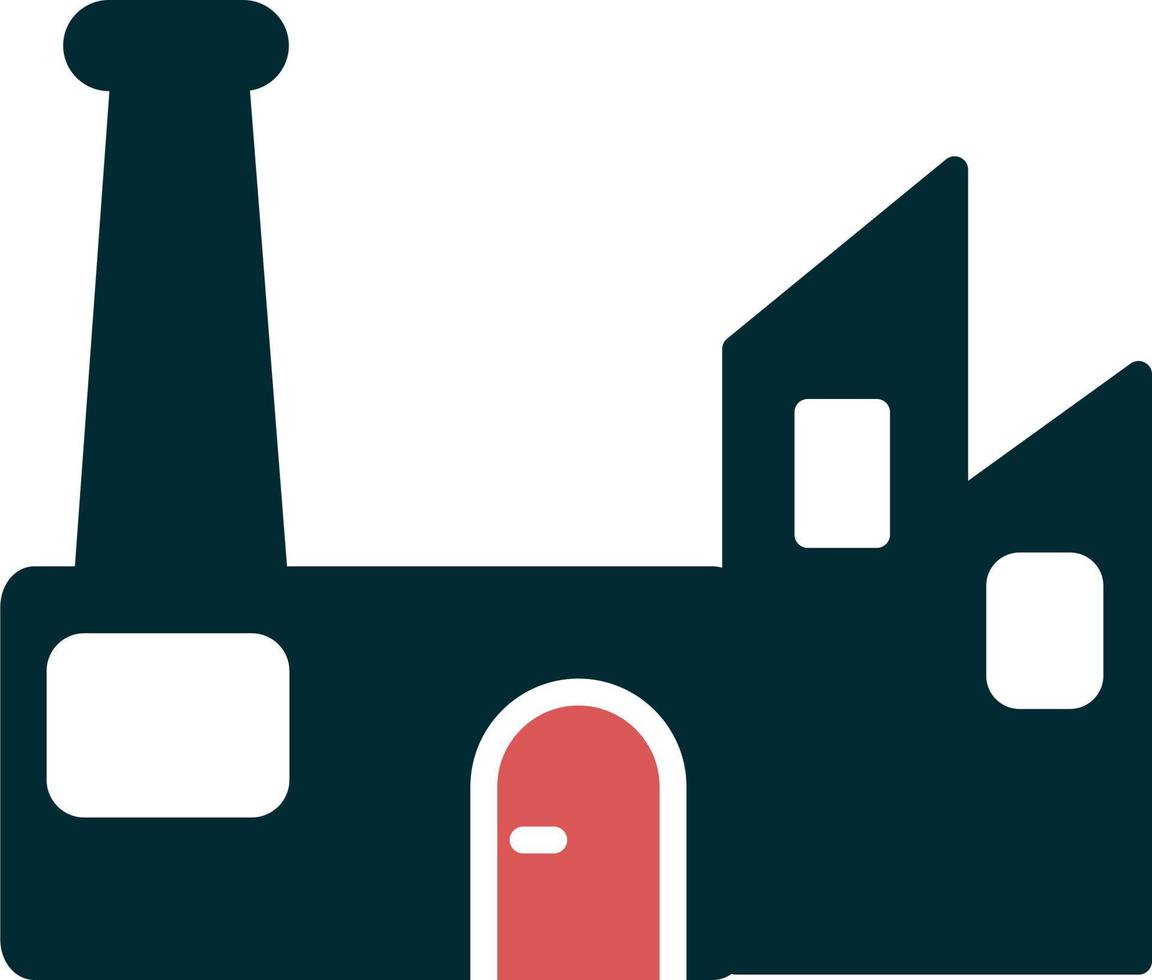 Sustainable factory Vector Icon