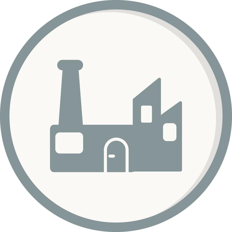 Sustainable factory Vector Icon