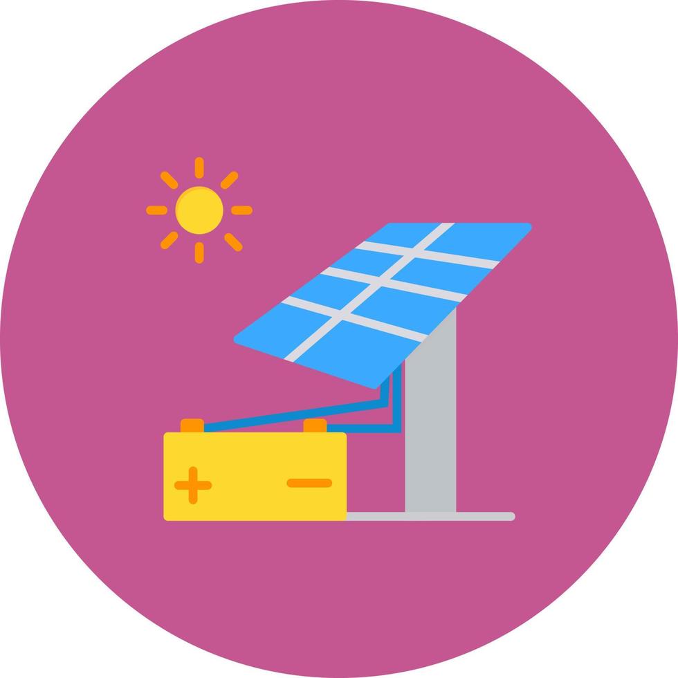 Solar energy Vector Icon