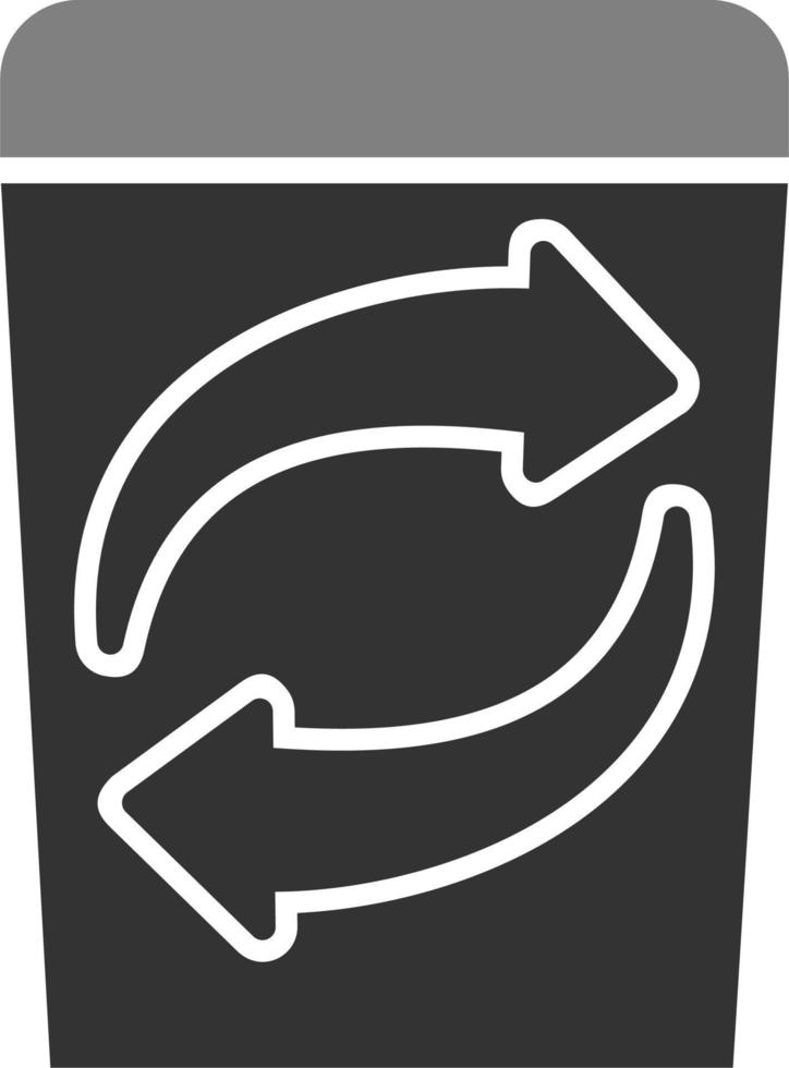 icono de vector de reciclaje