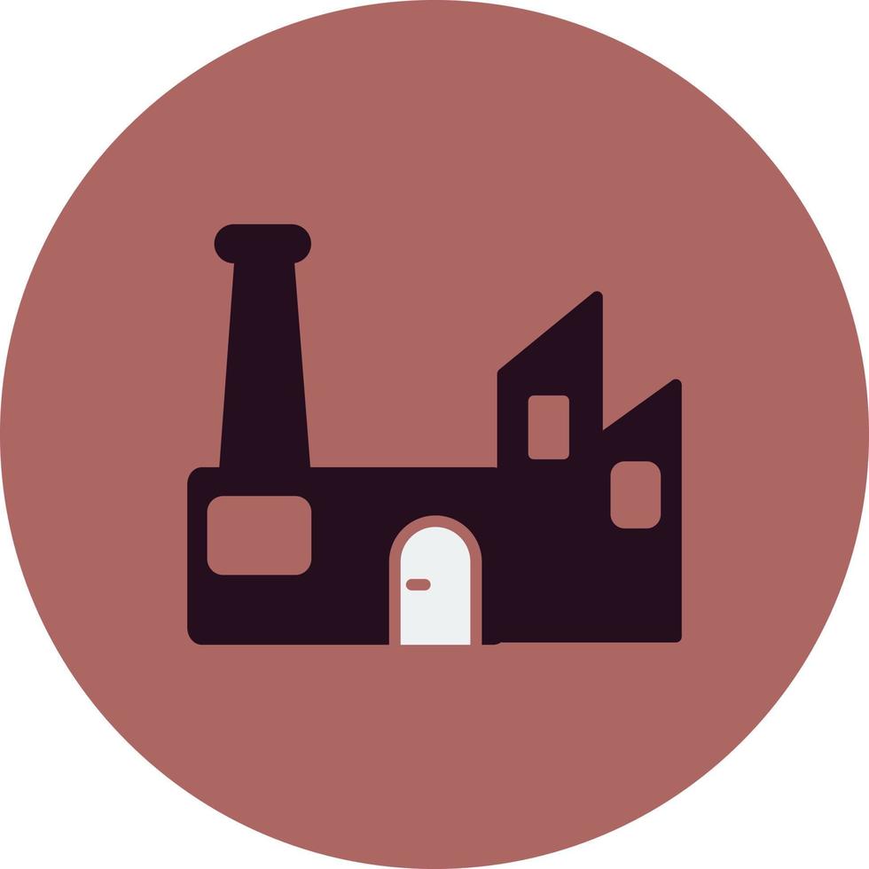 Sustainable factory Vector Icon