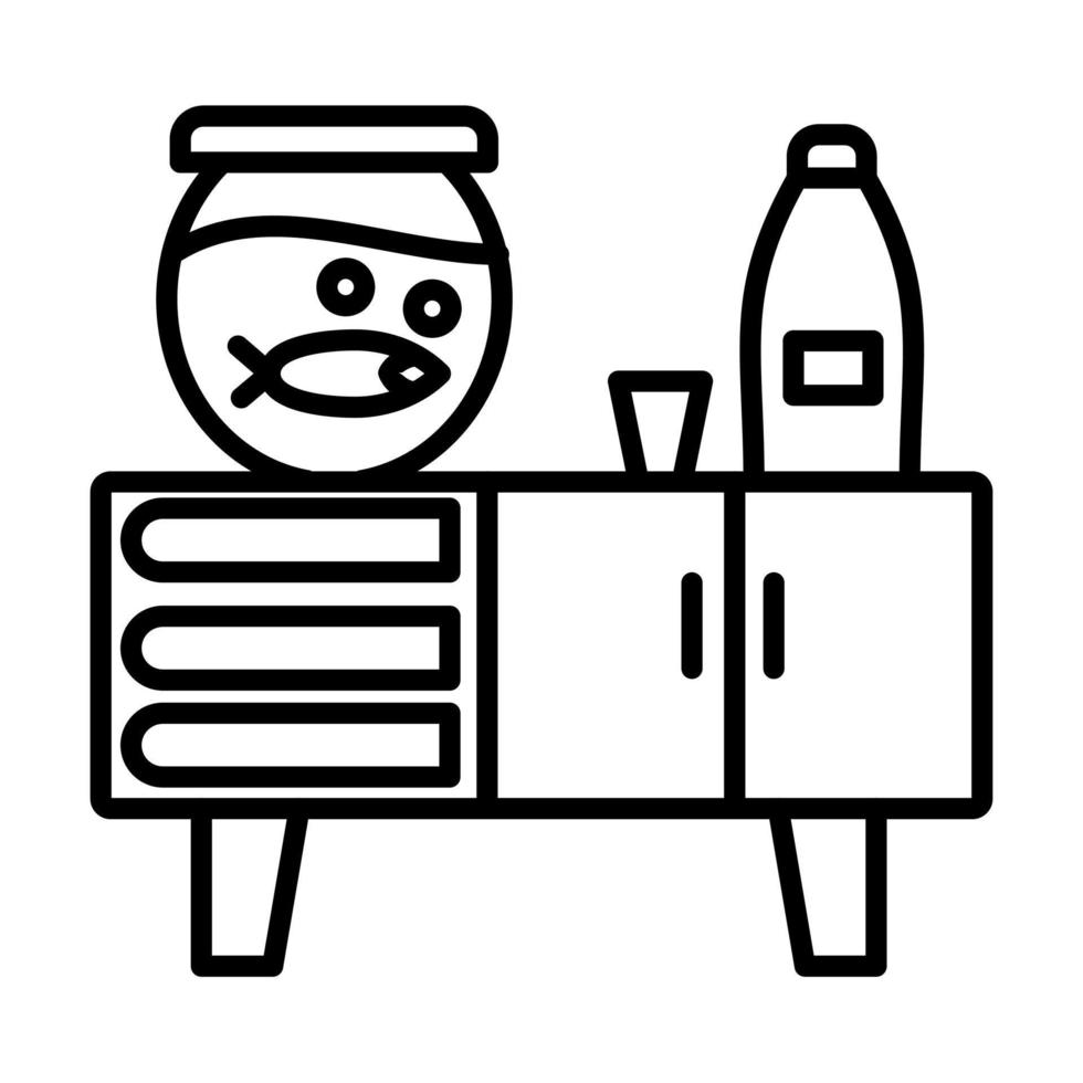Nightstand Vector Icon