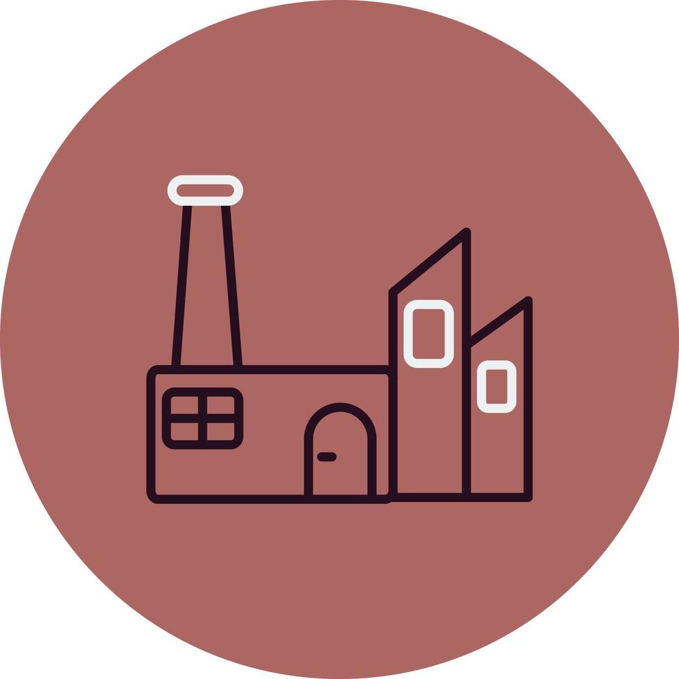 Sustainable factory Vector Icon