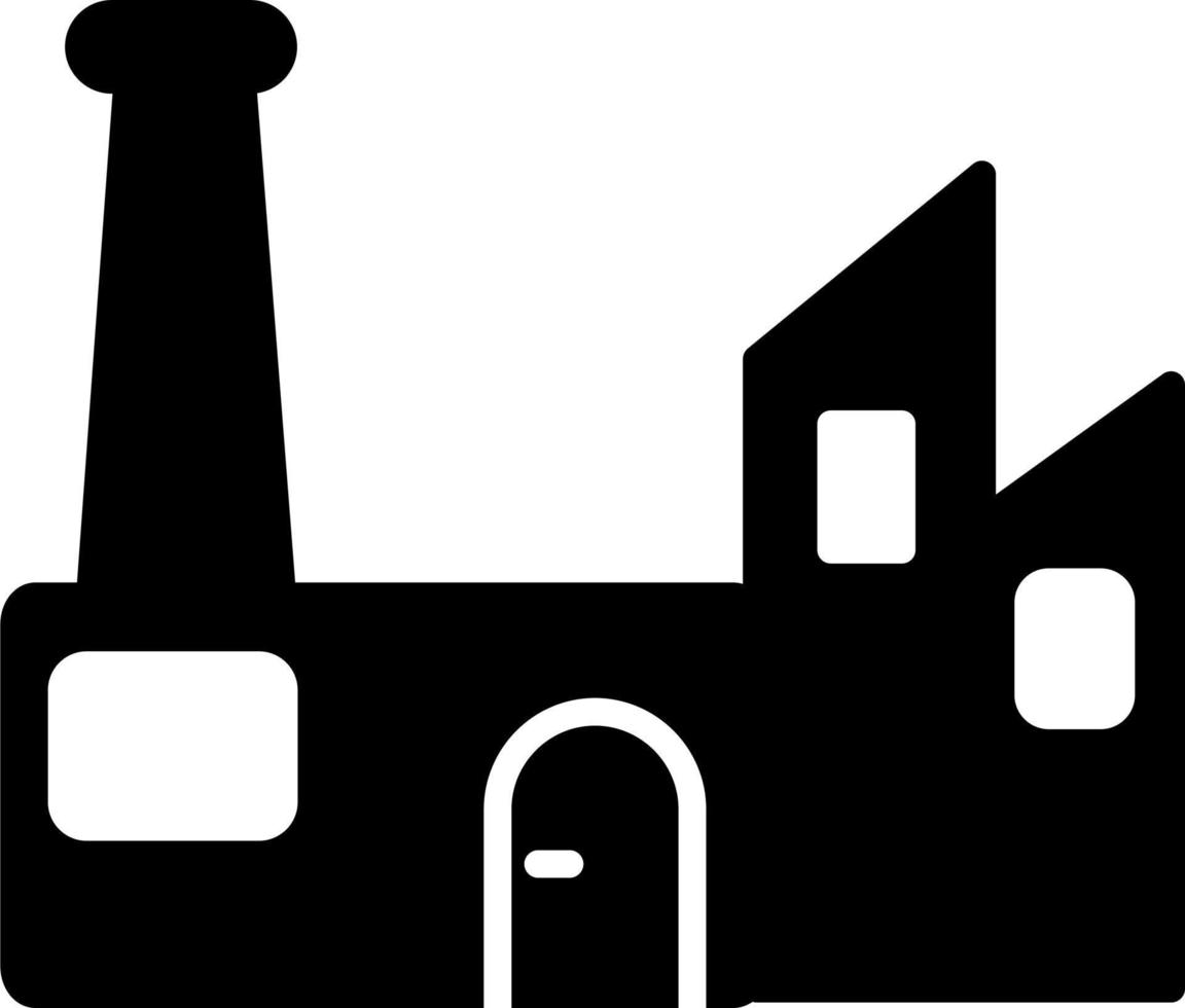 Sustainable factory Vector Icon
