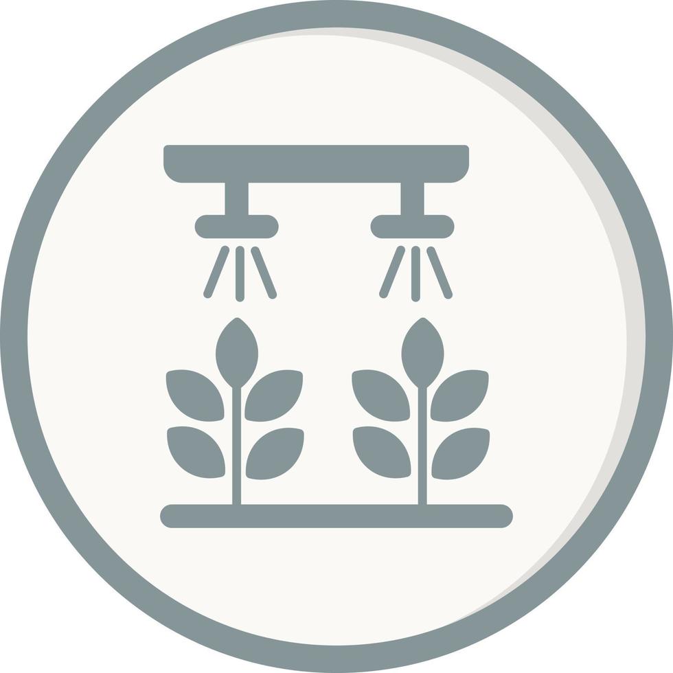 Hydroponic gardening Vector Icon