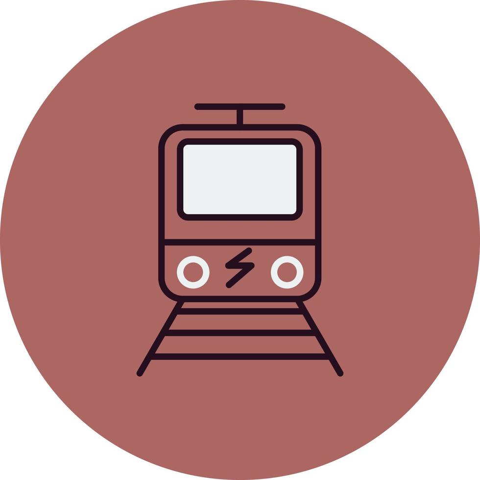 Electrictrain Vector Icon