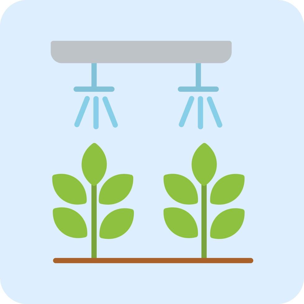 Hydroponic gardening Vector Icon