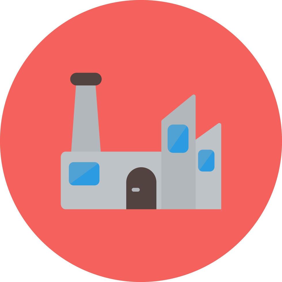 Sustainable factory Vector Icon