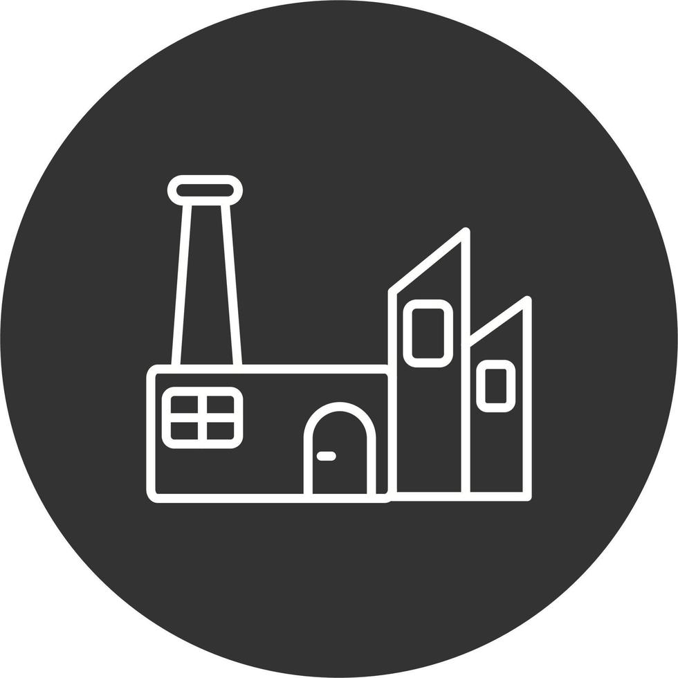 Sustainable factory Vector Icon
