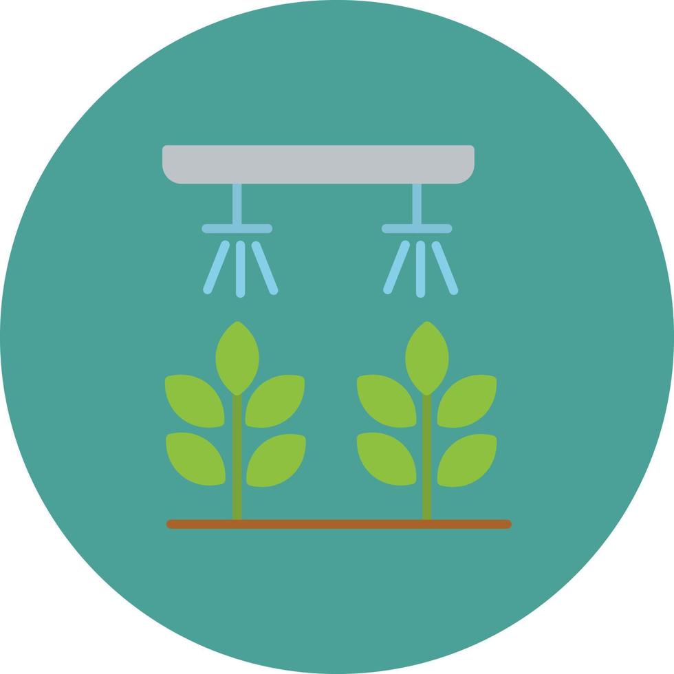 Hydroponic gardening Vector Icon