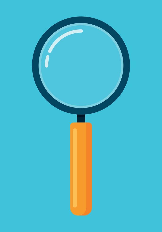 Magnifier Icon for Search Web Icon Vector Illustration