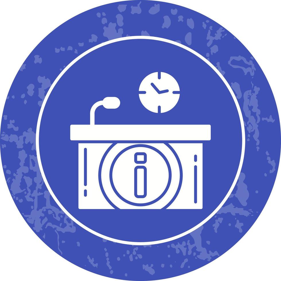 Information Desk Vector Icon