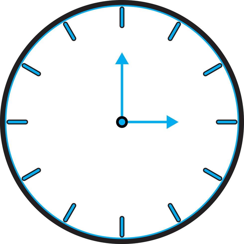 Time and clock icon set. isolated on white vector Illustration, Flat icon Clock