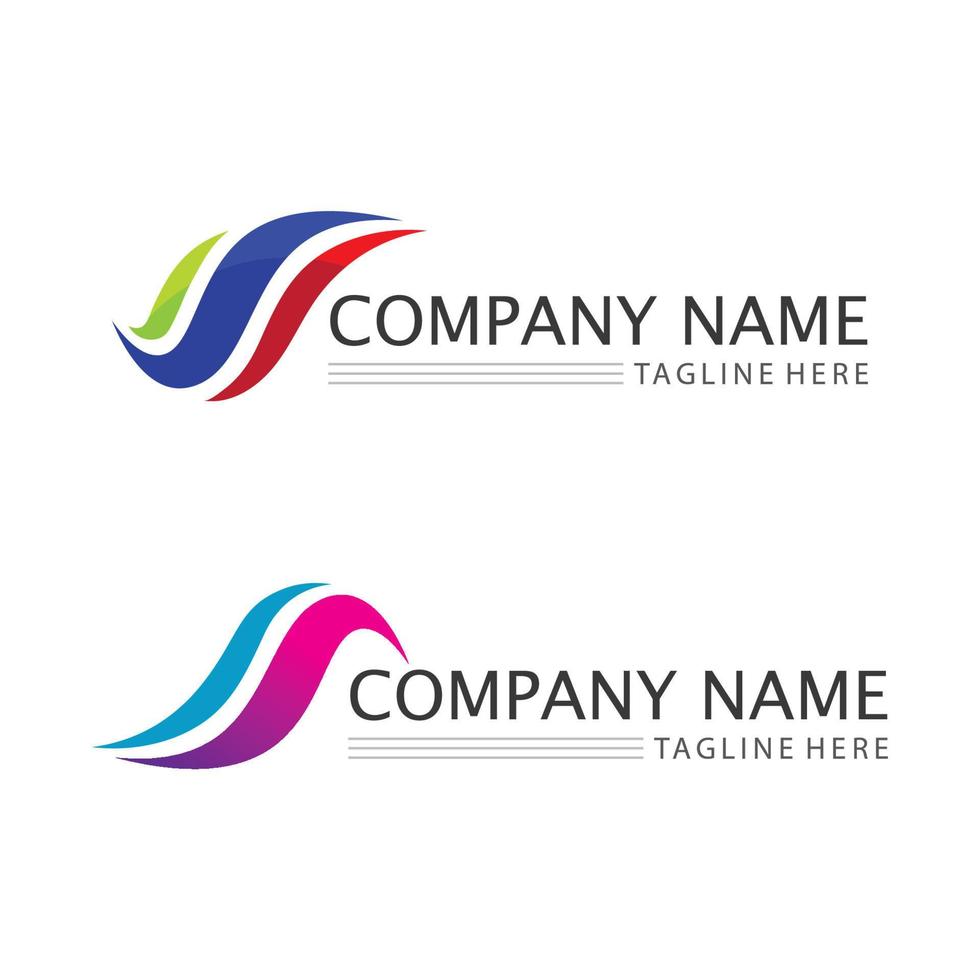 Business icon and logo design vector graphic