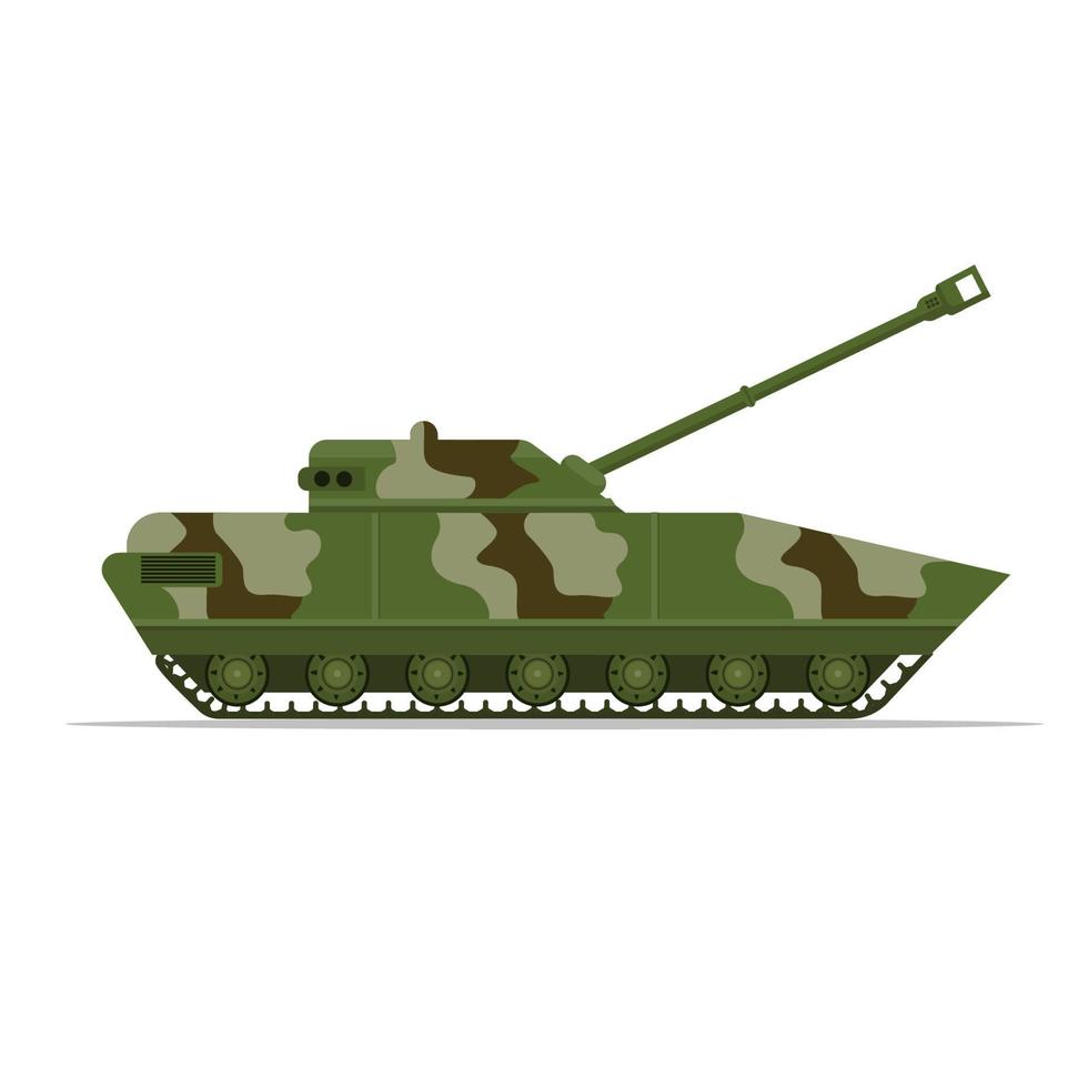 Ilustración de vector de tecnología de maquinaria de guerra militar de transporte de vehículos de tanque. Ilustración de vector de tecnología de maquinaria de guerra militar de transporte de vehículos de tanque.