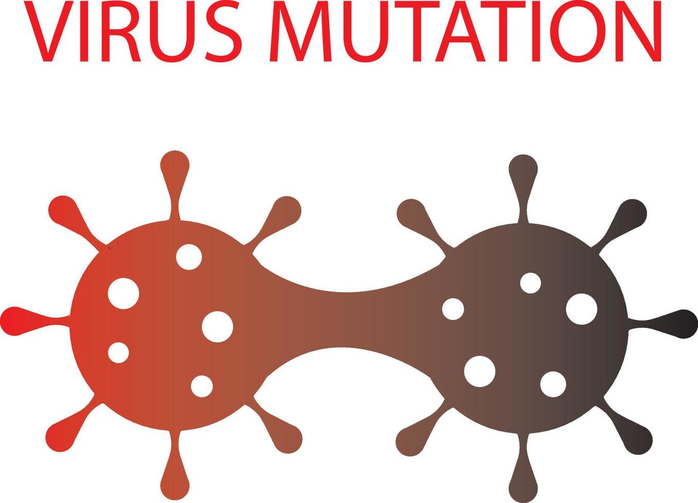 Corona Virus Covid-19 Virus Mutation Vector Illustration