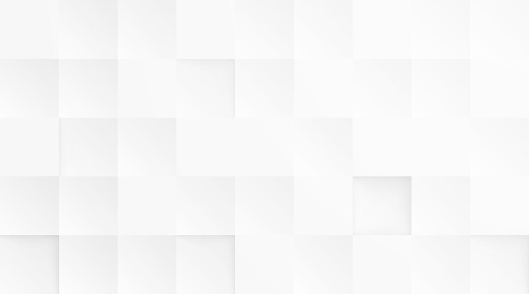 Abstract 3d modern square background. White and grey geometric pattern texture. vector art illustration