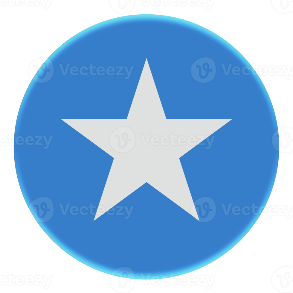 3D Flag of Somalia on avatar circle. png