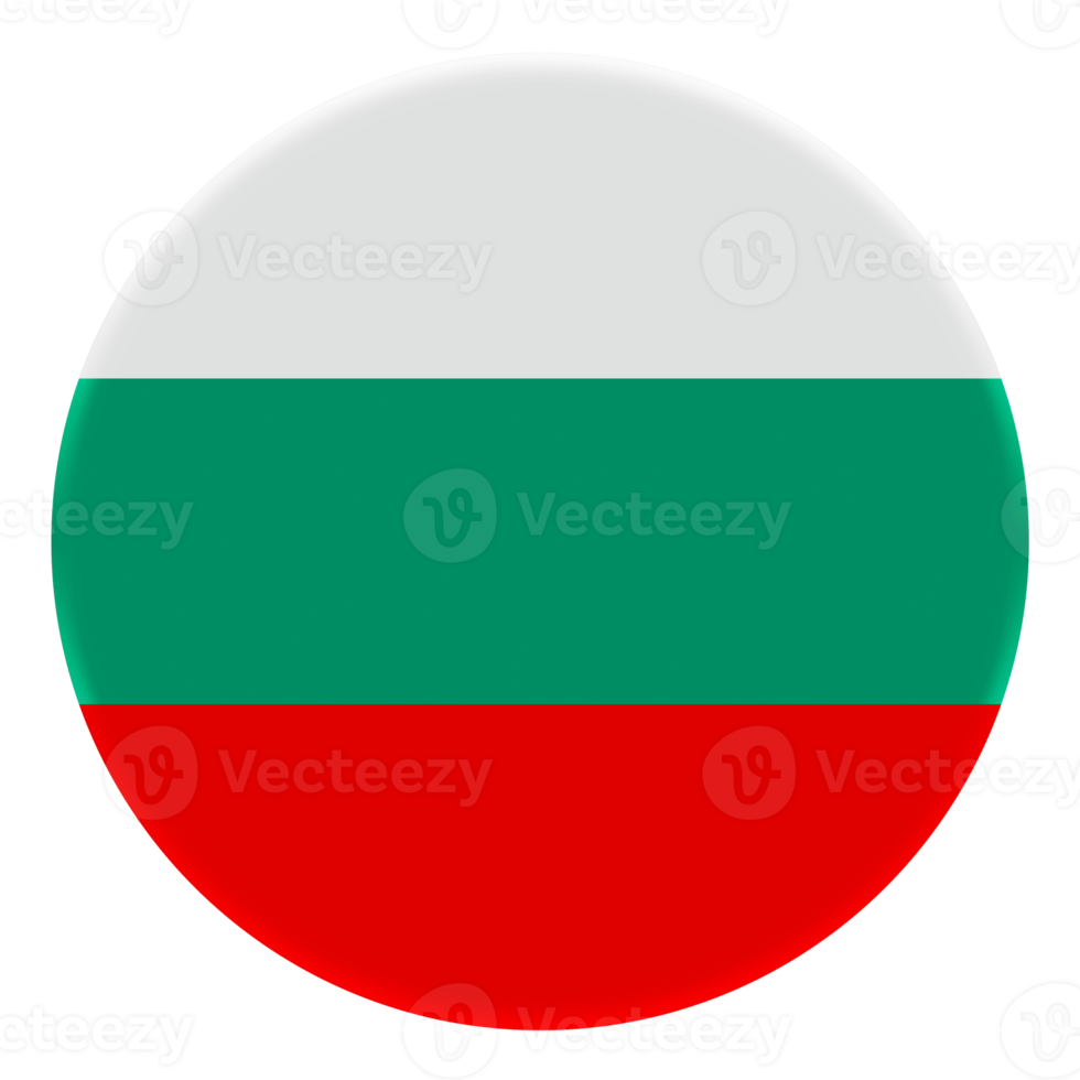 drapeau 3d de la bulgarie sur le cercle de l'avatar. png