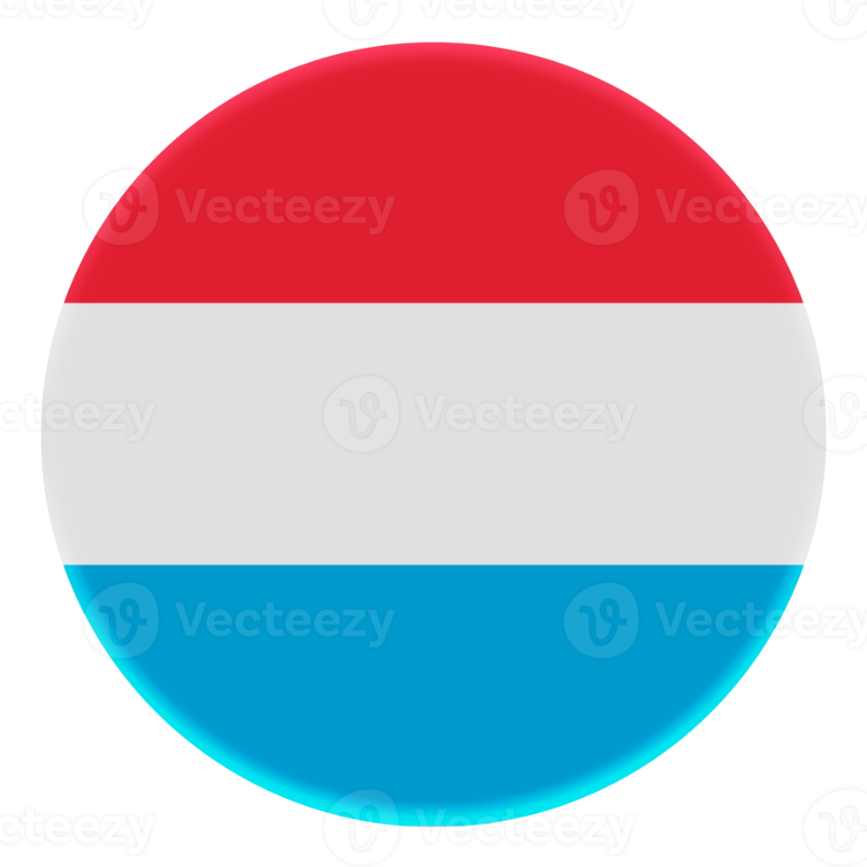 3D Flag of Luxembourg on avatar circle. png