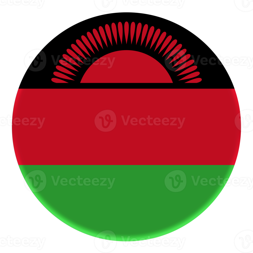 3D Flag of Malawi on a avatar circle. png