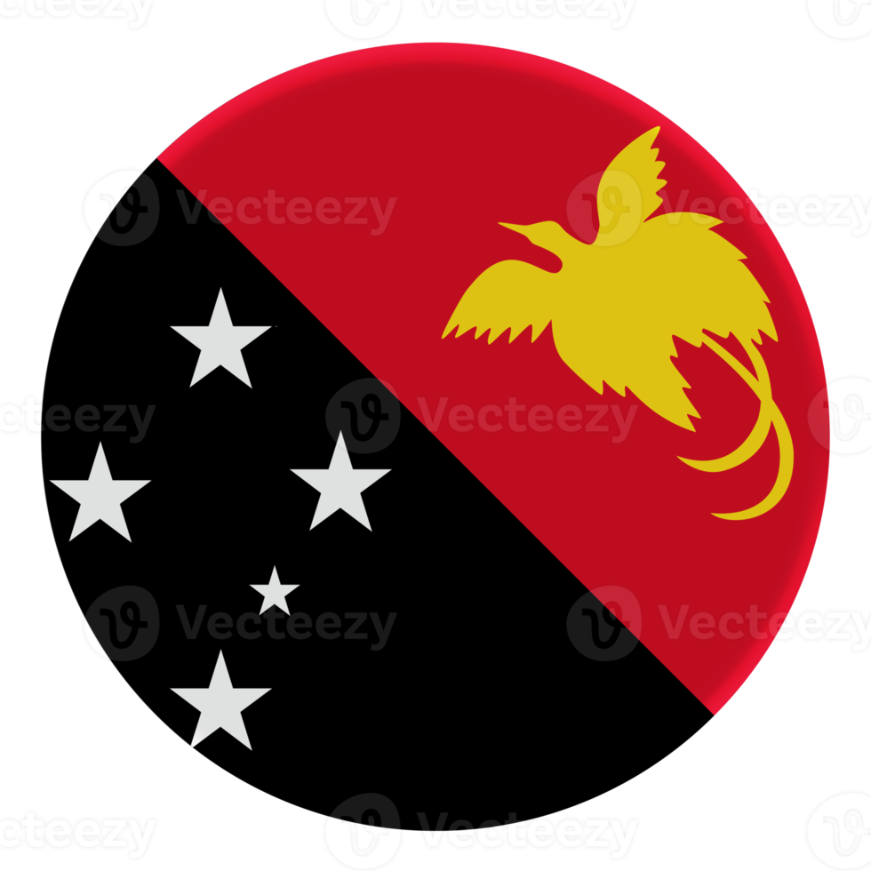 3D Flag of Papua New Guineaa on a avatar circle. png