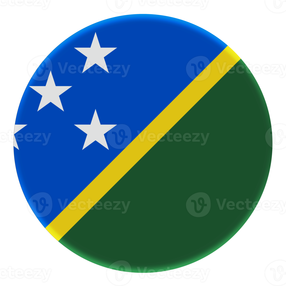 3D Flag of Solomon Islands on a avatar circle. png