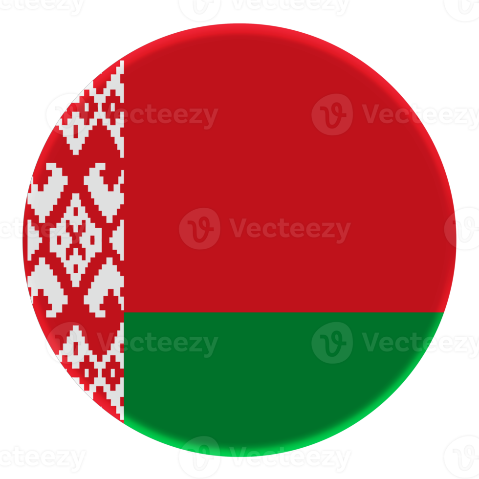 3D Flag of Belarus on a avatar circle. png