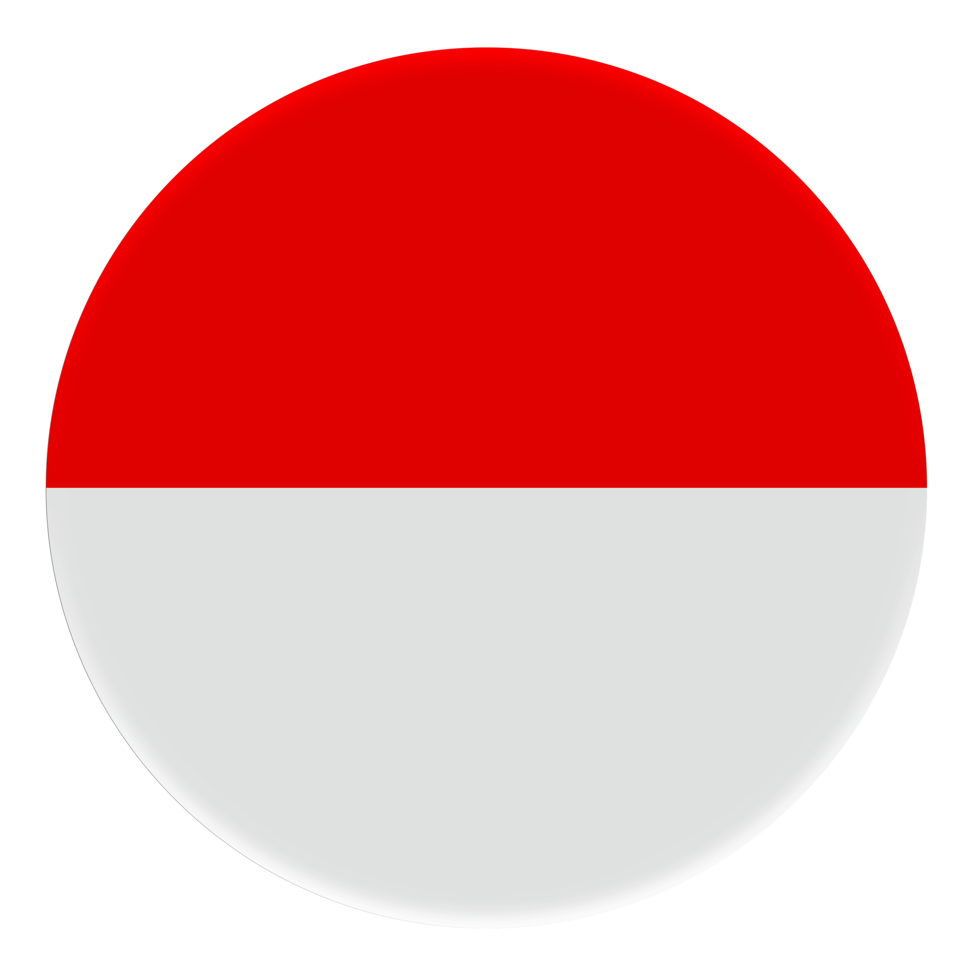 3D Flag of Indonesia on avatar circle. 18880550 PNG