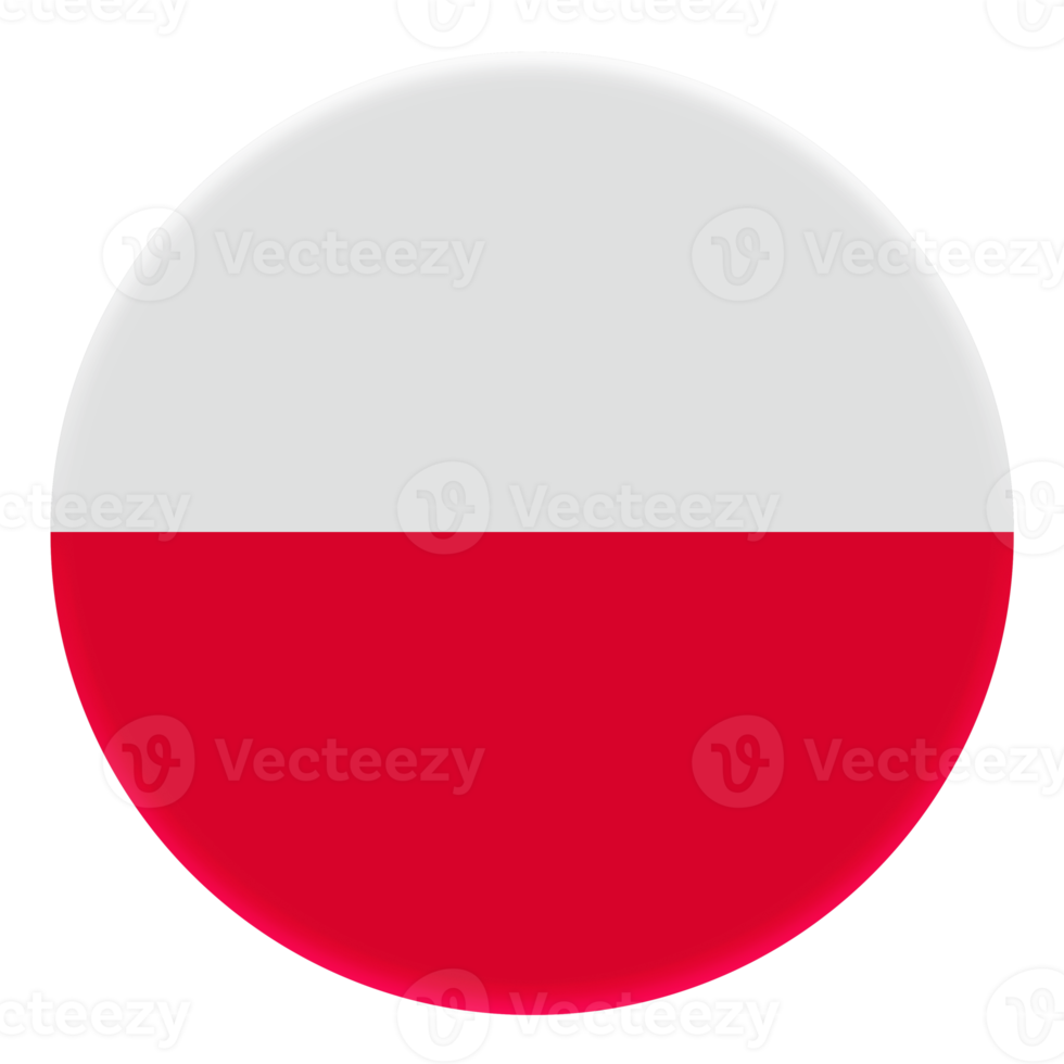 3D-Flagge von Polen auf Avatar-Kreis. png