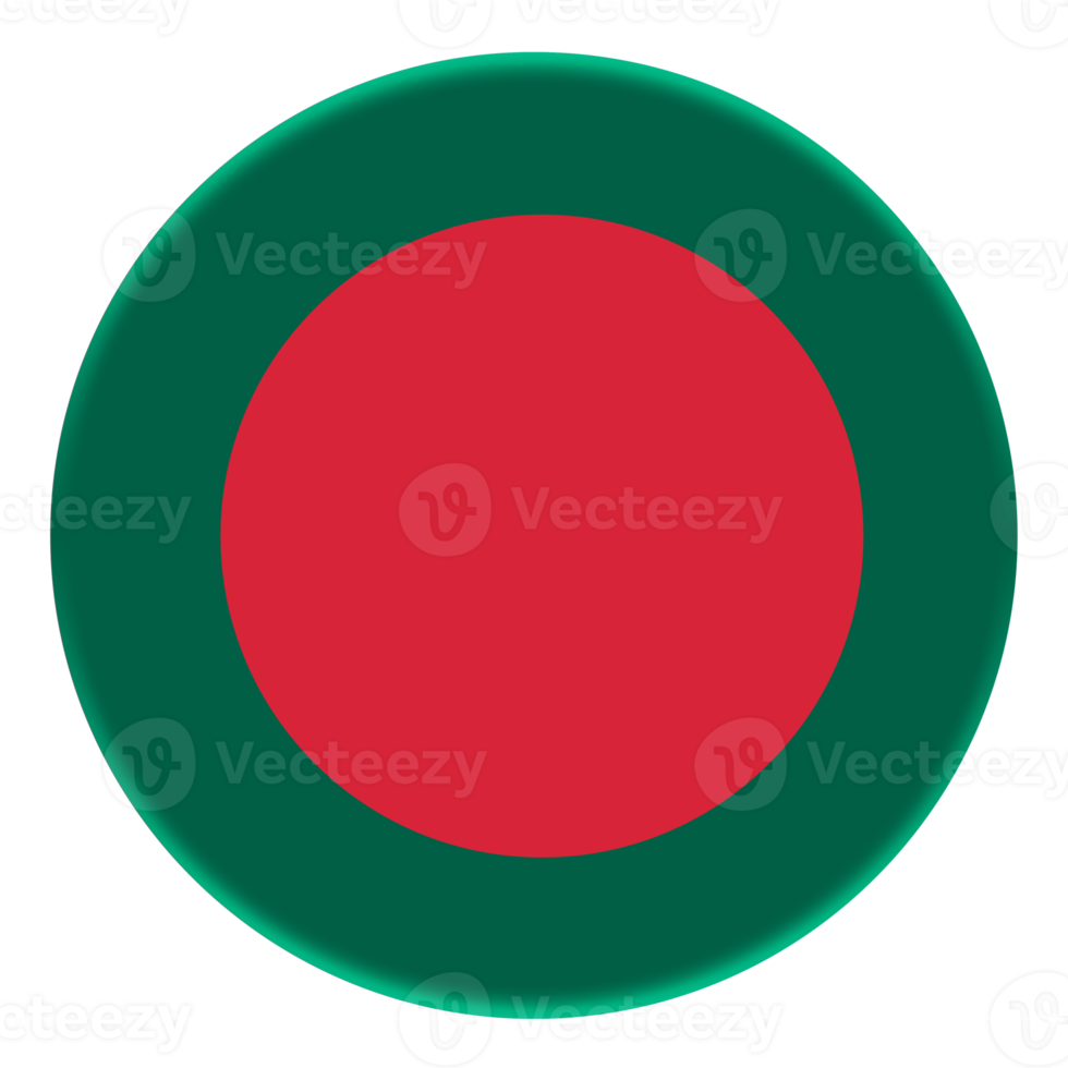 3D Flag of Bangladesh on avatar circle. png