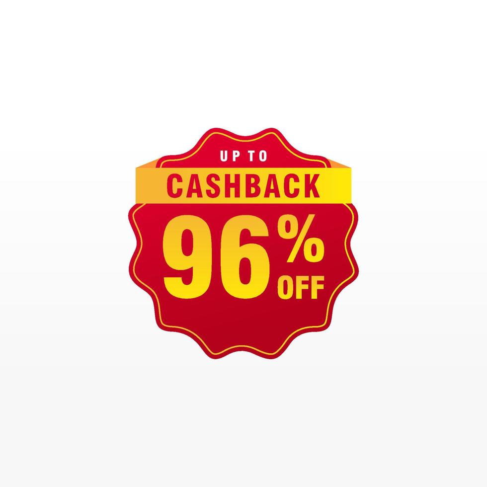 96 discount, Sales Vector badges for Labels, , Stickers, Banners, Tags, Web Stickers, New offer. Discount origami sign banner.