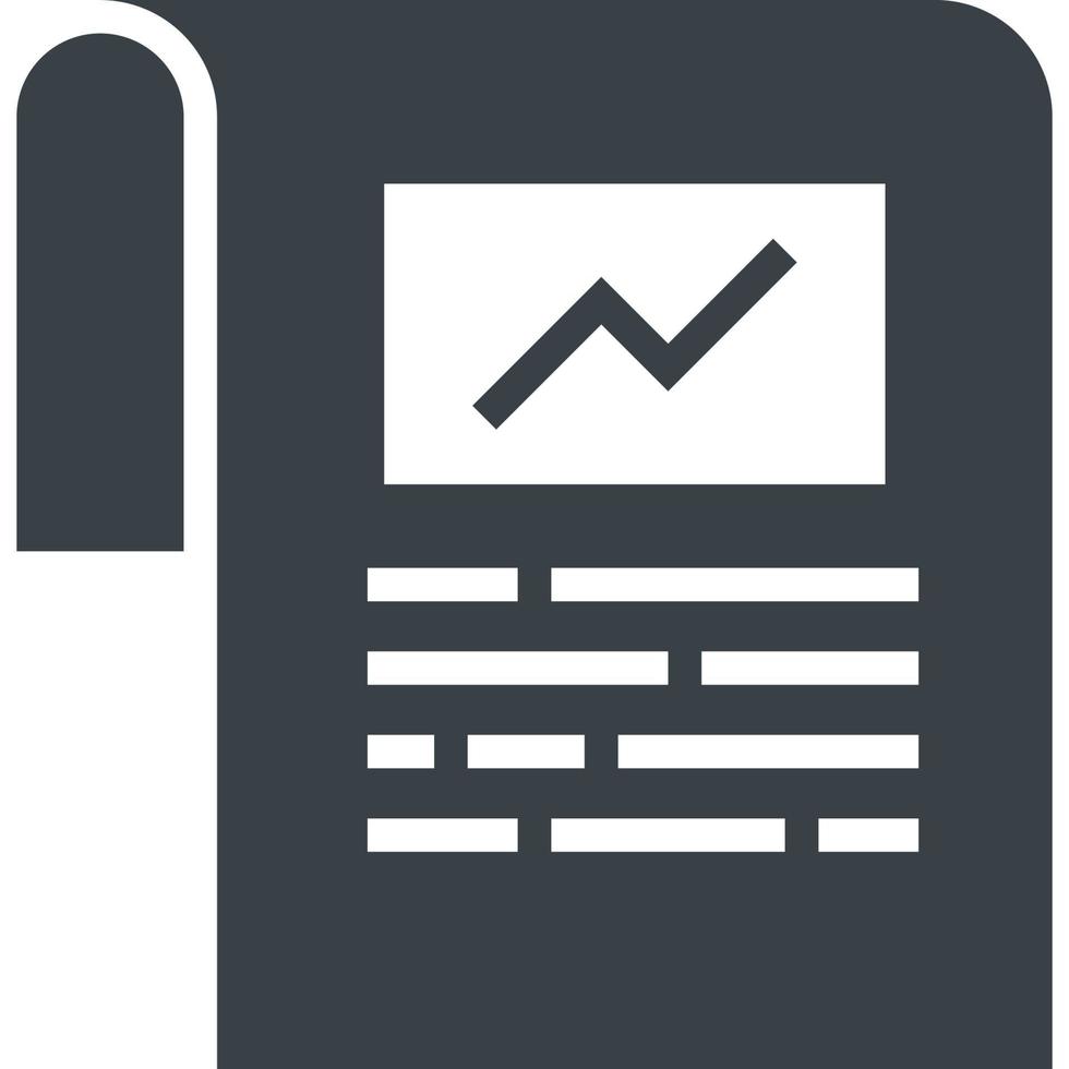 result glyph style icon vector