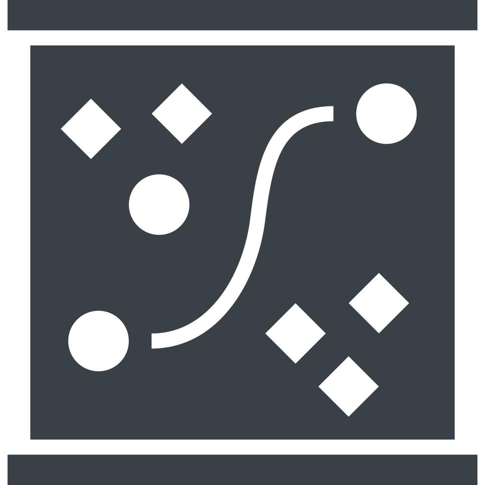 tactic glyph style icon vector