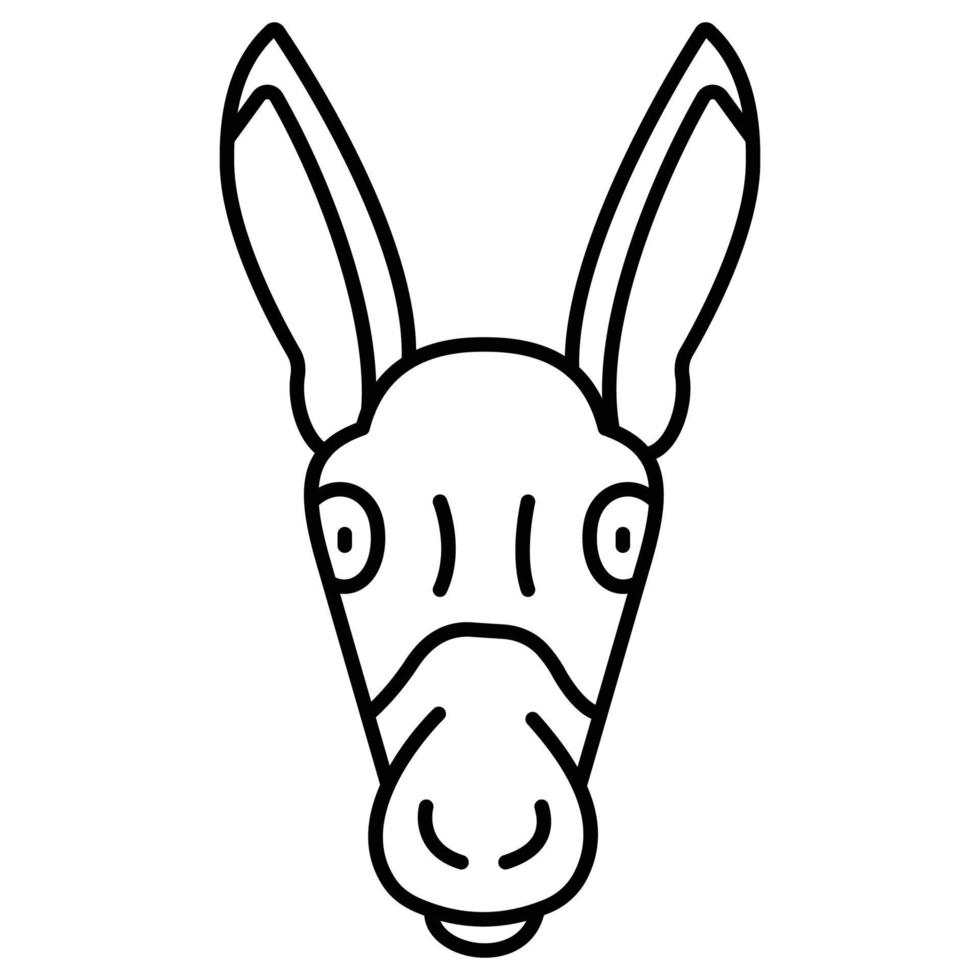 Donkey which can easily edit or modify vector