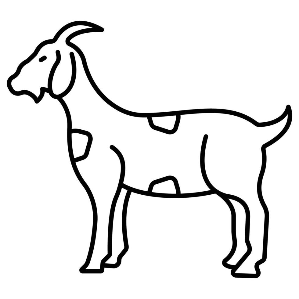 Mountain Goat  which can easily edit or modify vector