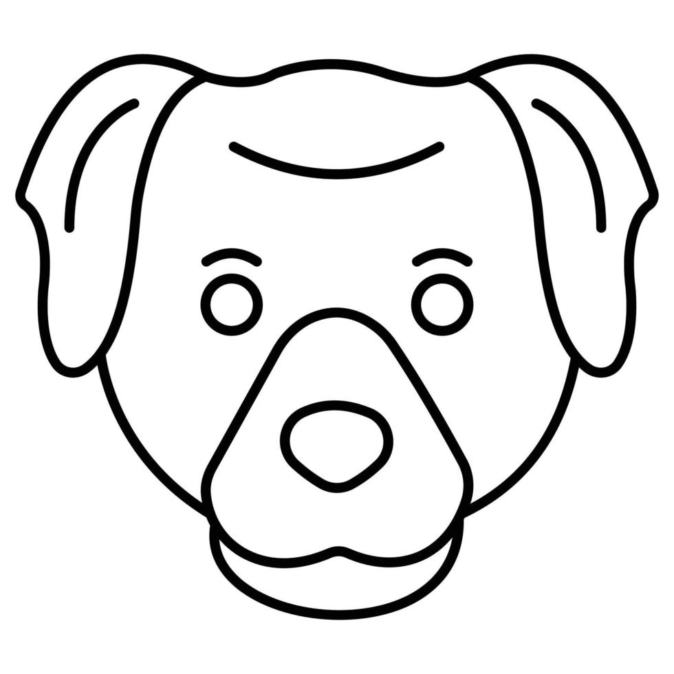 Dog which can easily edit or modify vector