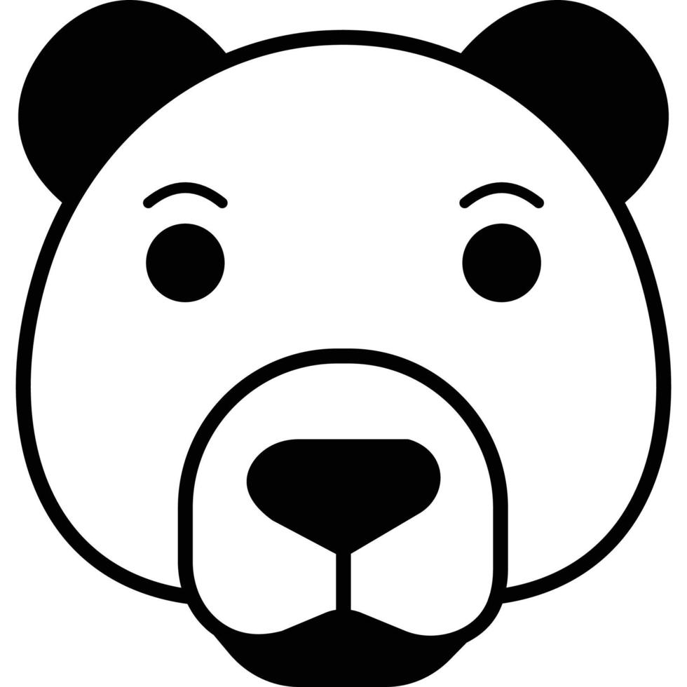 Bear which can easily edit or modify vector