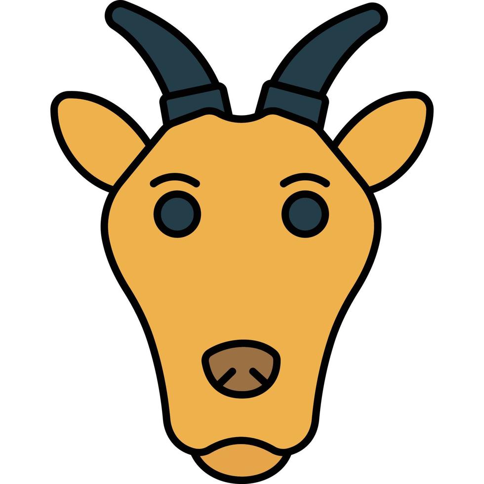 Goat which can easily edit or modify vector