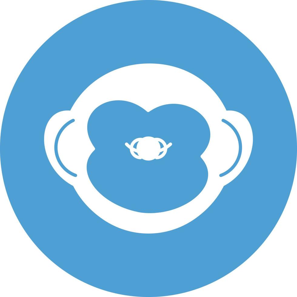 Baboon which can easily edit or modify vector