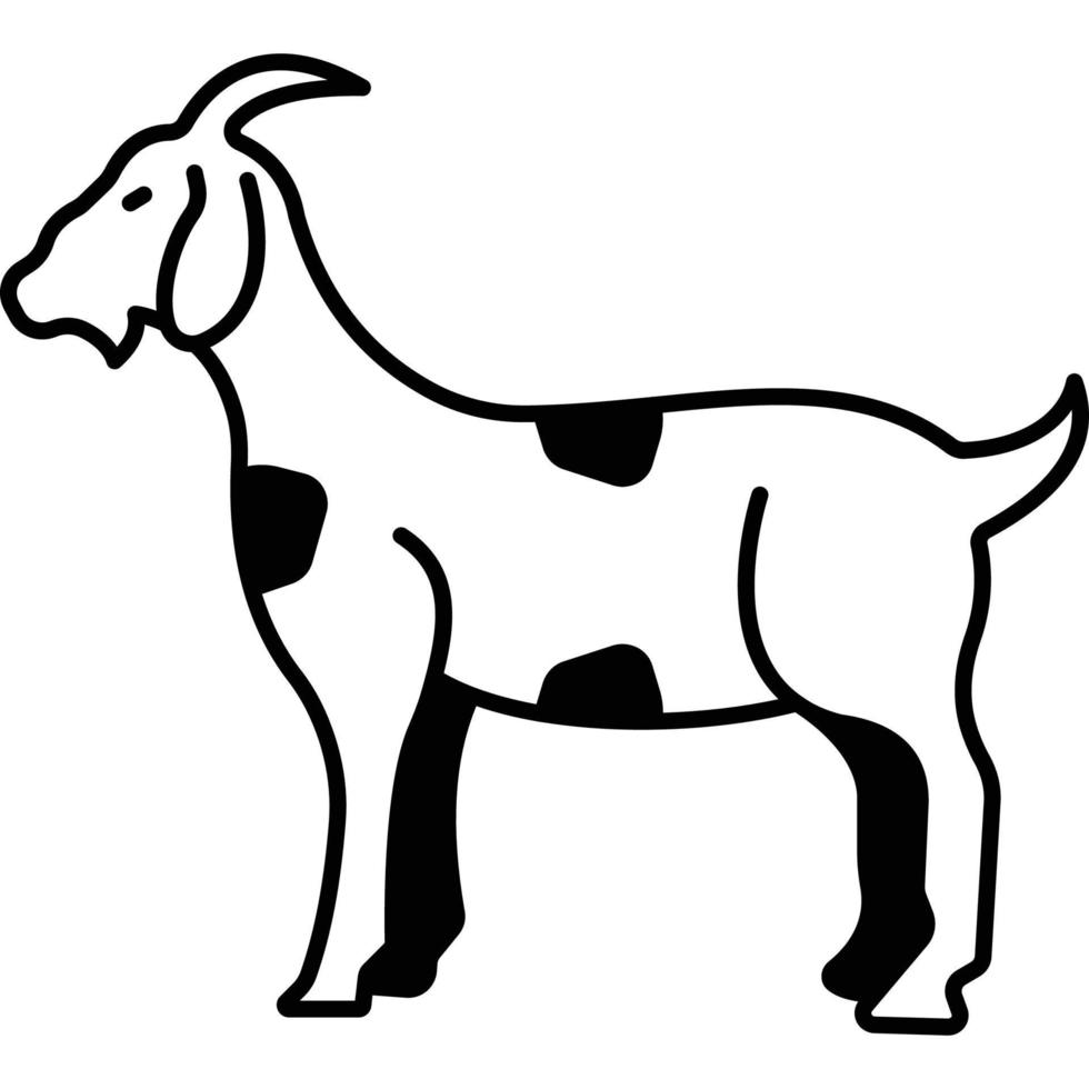 Mountain Goat which can easily edit or modify vector