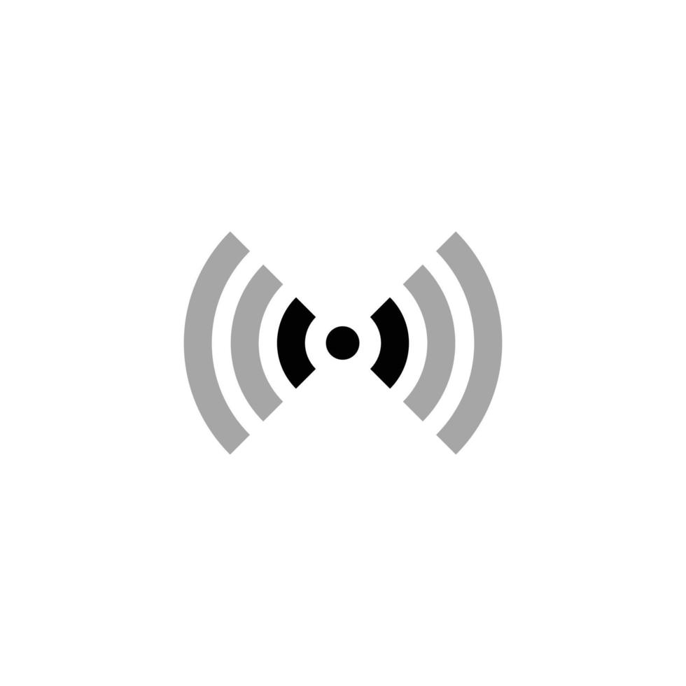 Network signal simple flat icon vector illustration