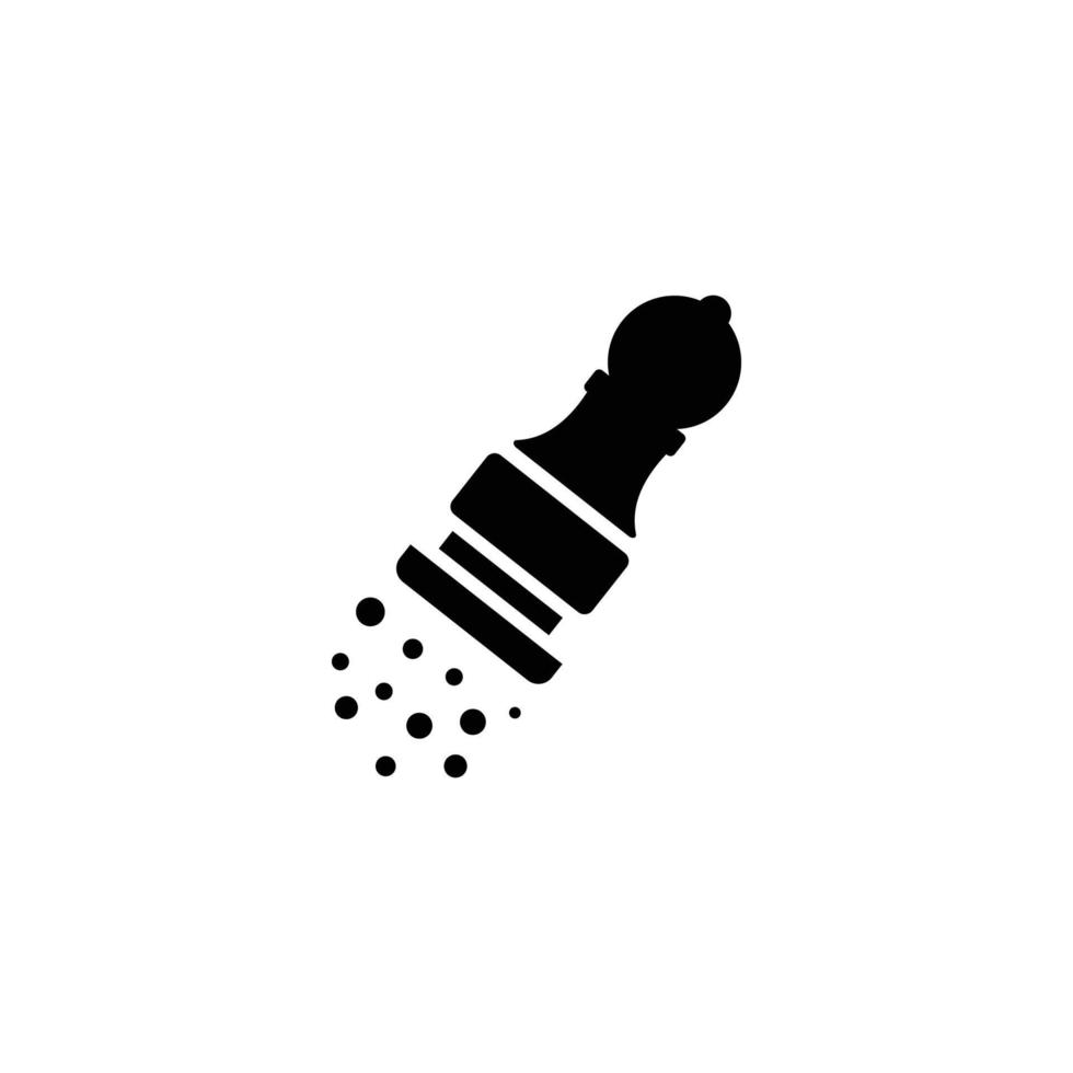 Pepper mill simple flat icon vector illustration
