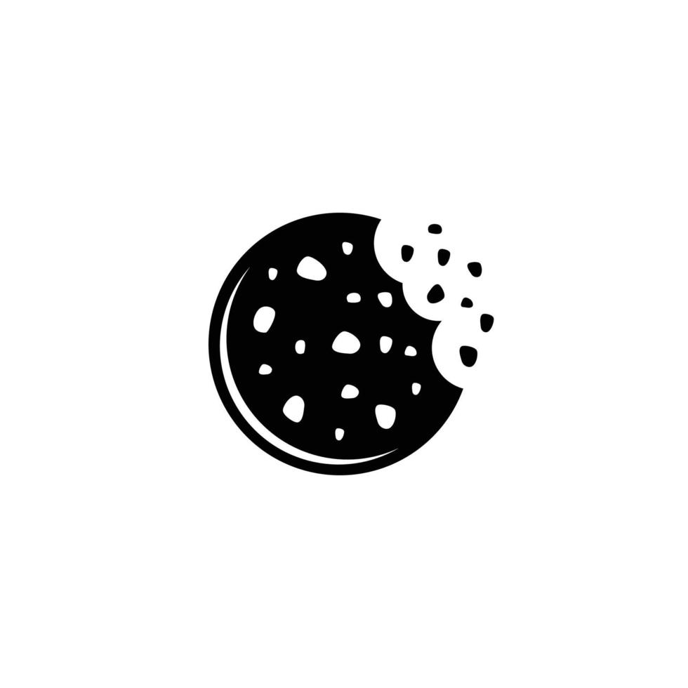 Ilustración de vector de diseño de icono de galletas
