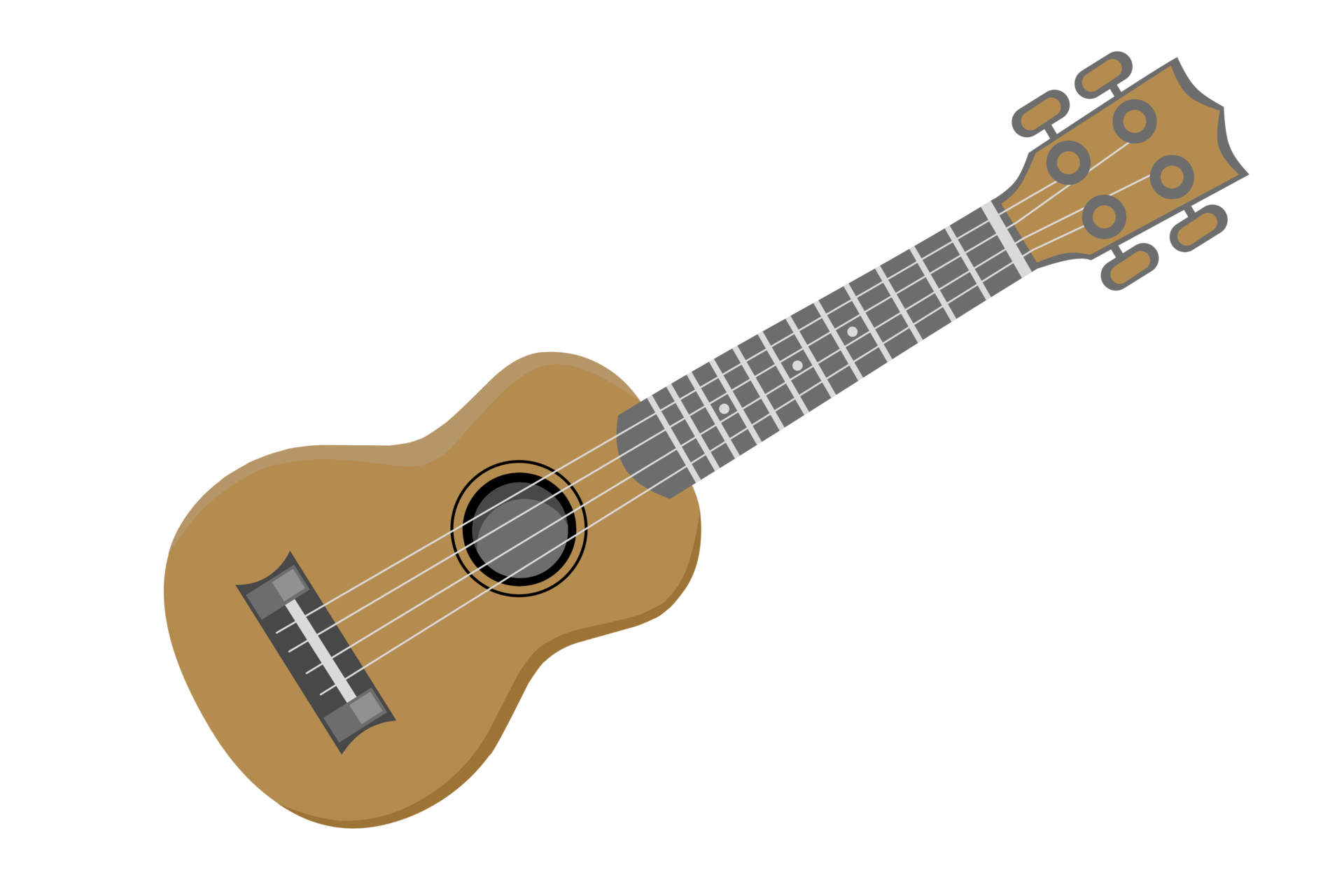 ukulele flat illustration 18883593 PNG