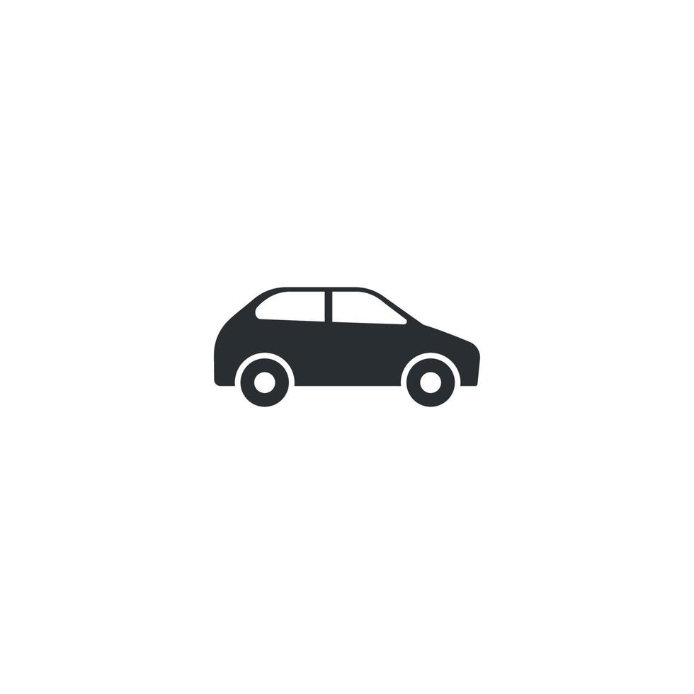 Ilustración de icono de vector de logotipo de coche