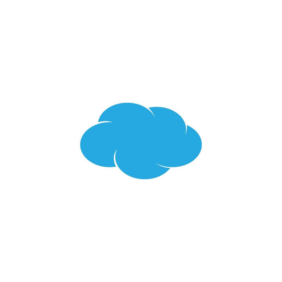 Blue Cloud Logo vector icon design 18883653 Vector Art at Vecteezy