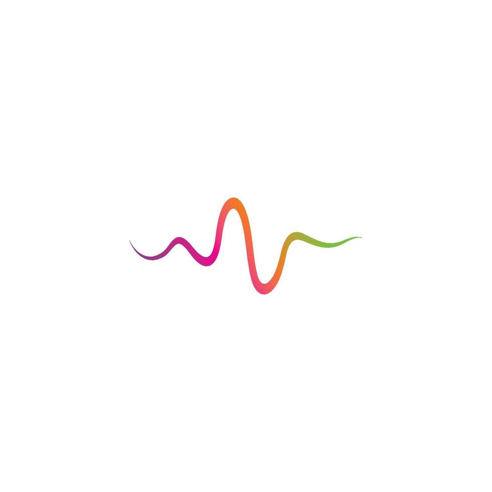 Sound waves vector illustration