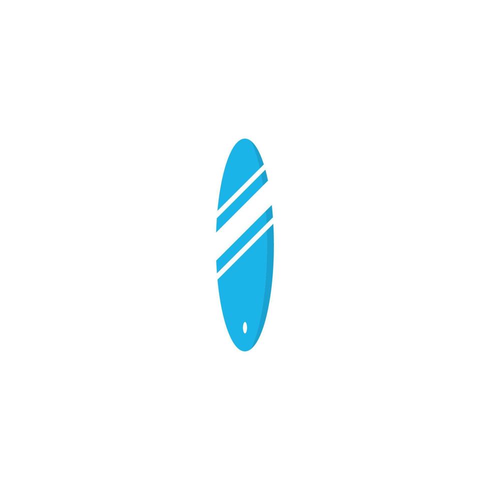 Surf board logo vector icon template