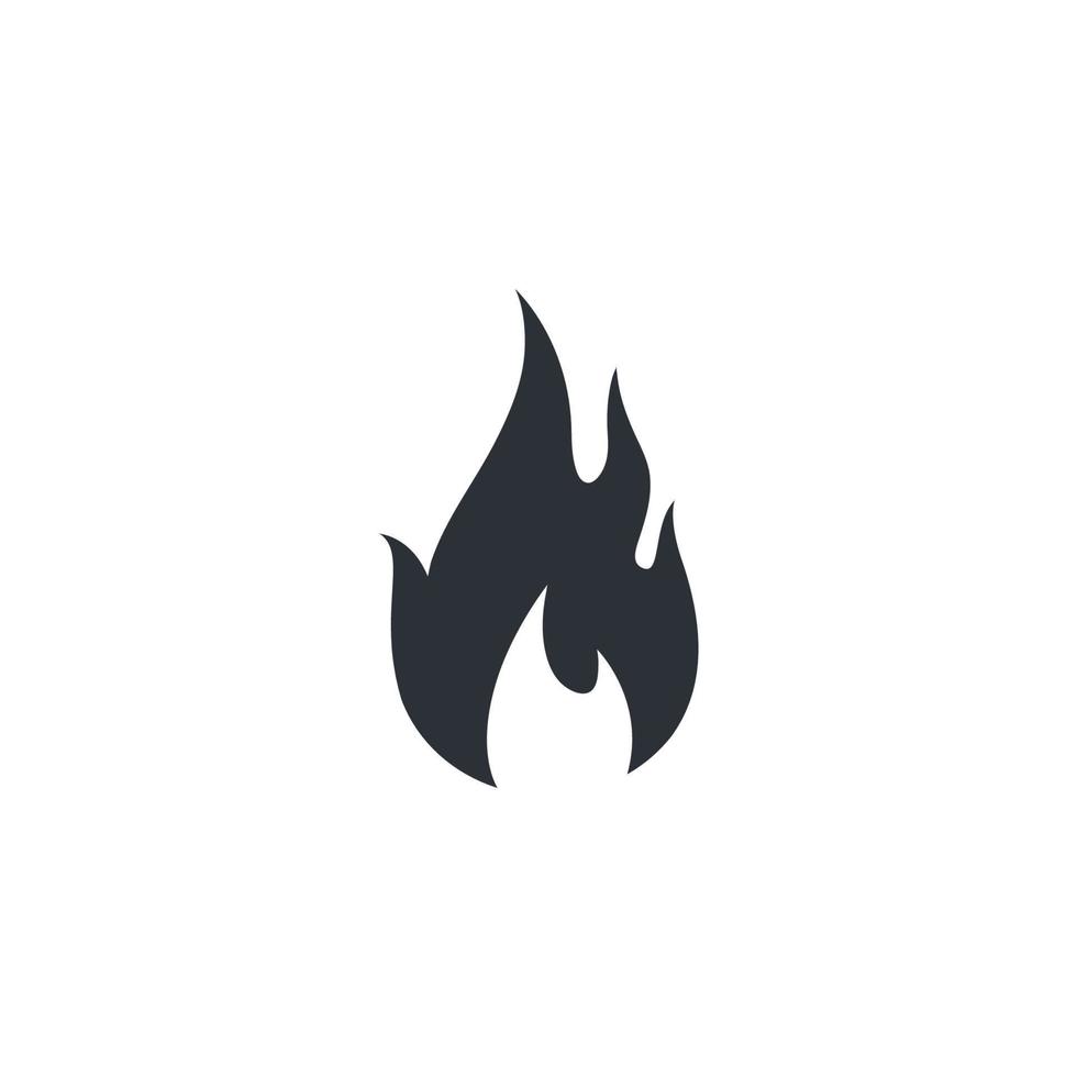 Fire flame Logo Template vector icon Oil, gas and energy logo